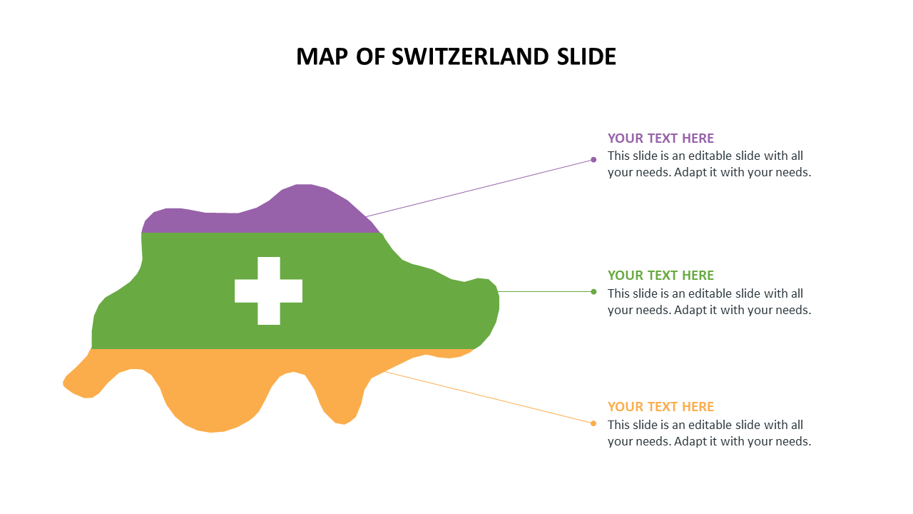 Map of switzerland slide